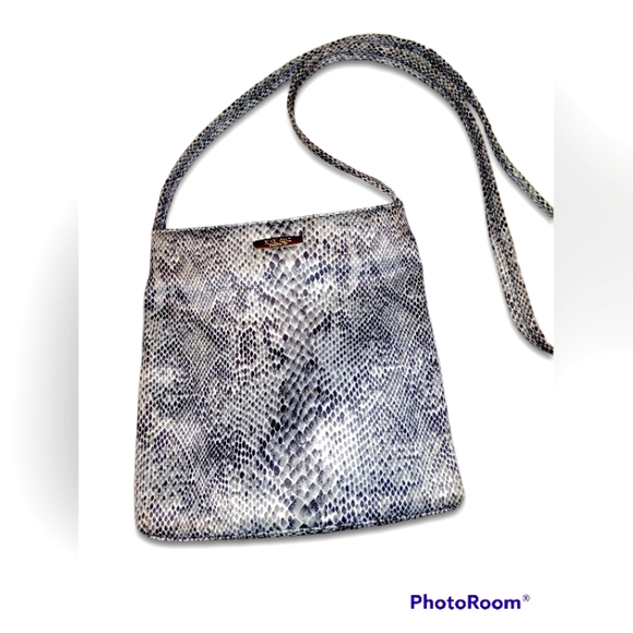 Vintage Nine West Snakeskin Crossbody Purse - Picture 1 of 3